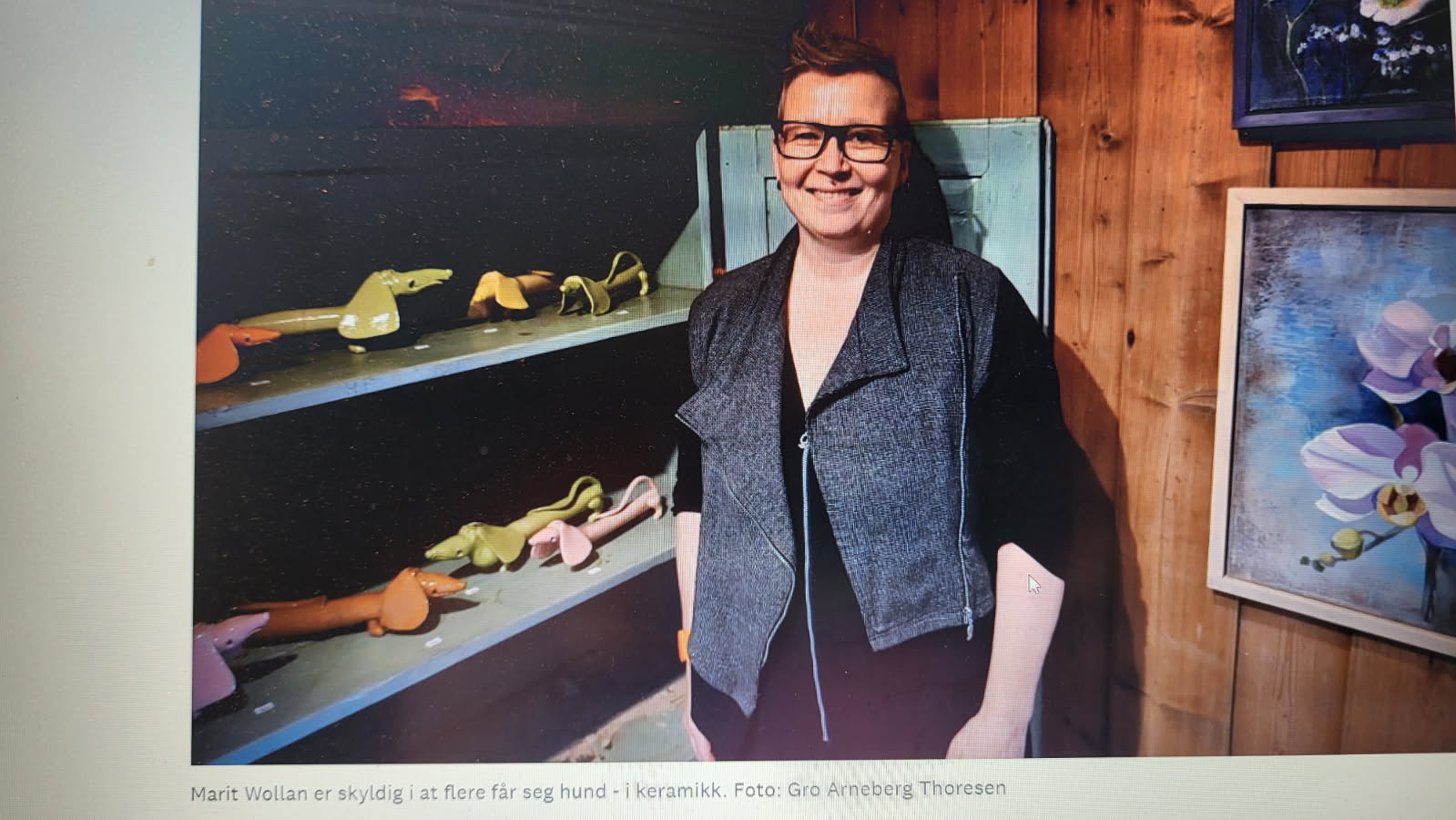 Marit Wollan Keramiker. Bildet er tatt av Gro Arneberg Thoresen